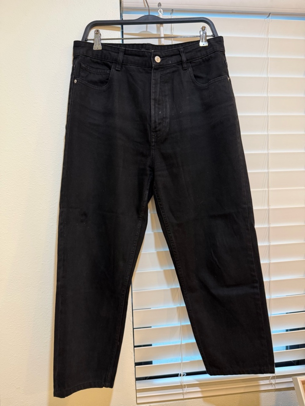 Zara Denim Relaxed Ankle/Cropped Jeans